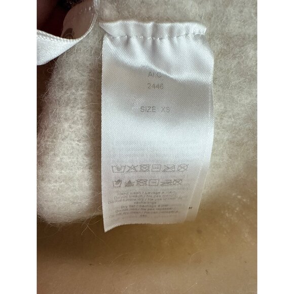 Ganni‎ Womens Alpaca Wool Blend Hoodie Sweater Size XS - Picture 6 of 7